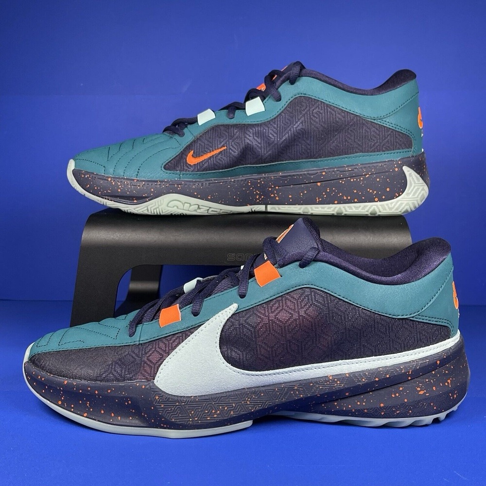 Nike Zoom‎ Freak 5 Men's 13 Basketball Shoes Glow Nigerian Nightmare DX4985-300